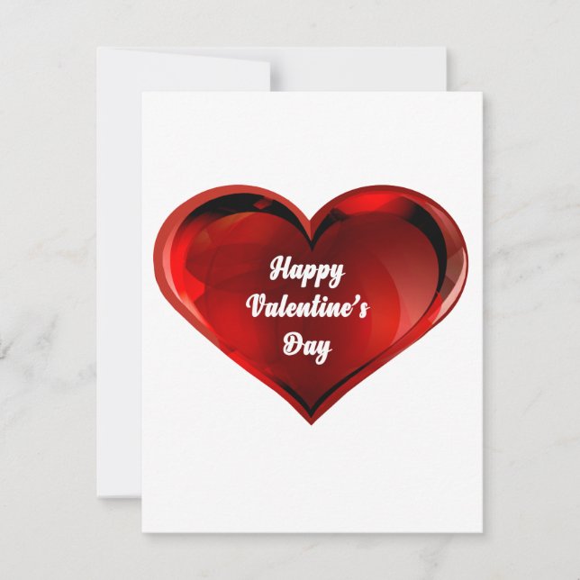 Happy Valentine’s Day Note Card (Front)