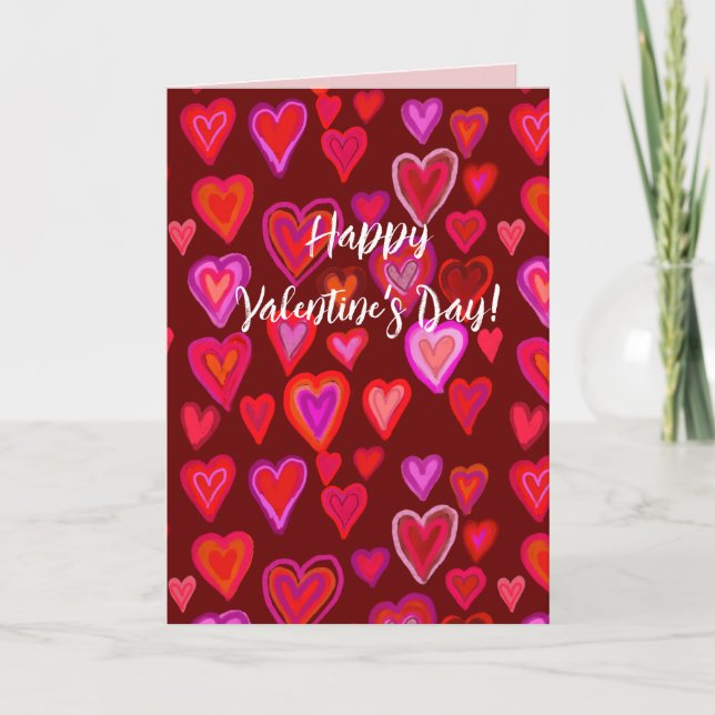 Happy Valentine’s Day!  Note Card (Front)