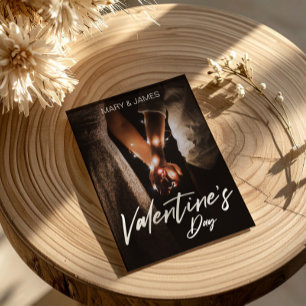 Happy Valentine’s Day Photo Romantic  Holiday Postcard