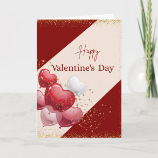 Happy Valentine’s Day Romantic Heart Greeting Card