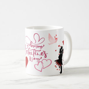 Happy Valentine’s Day Romantic Heart Mug