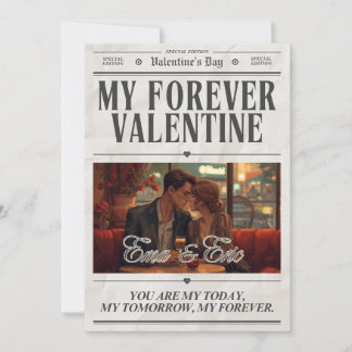 Happy Valentine’s Day Romantic Wall Art | Love  Holiday Card