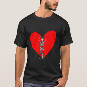 Happy Valentine’s Day Skeleton Vintage For Funny V T-Shirt