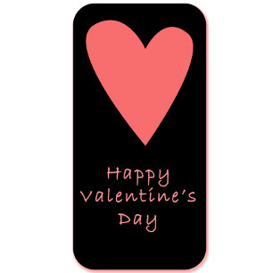 Happy Valentine’s Day Sticker Pink Heart Love