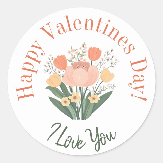 Happy Valentine’s Day stickers  (Front)