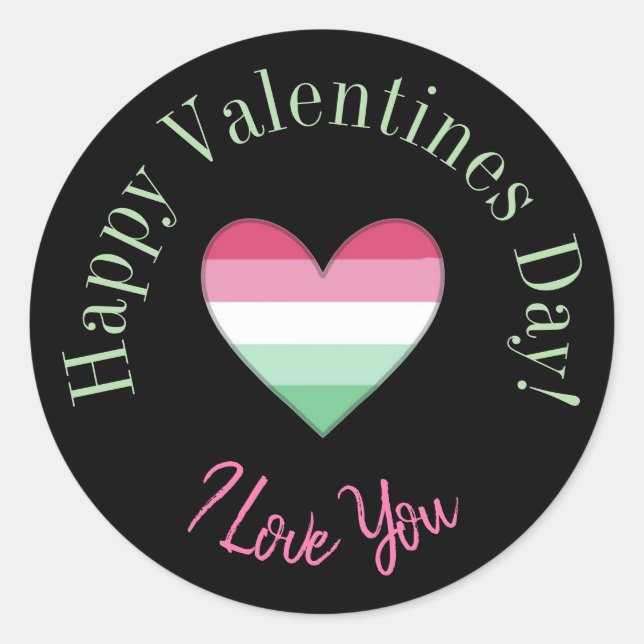 Happy Valentine’s Day stickers  (Devant)