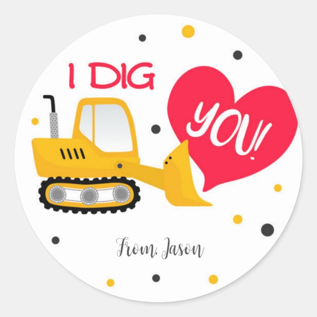 Happy Valentine’s Day Stickers (Front)