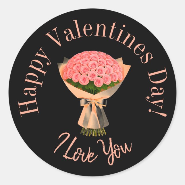 Happy Valentine’s Day stickers  (Devant)