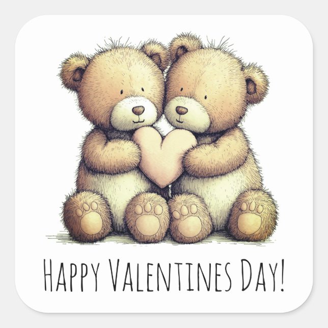 Happy Valentine’s Day stickers (Front)