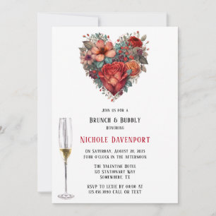 Happy Valentine’s Roses Brunch & Bubbly Invitation