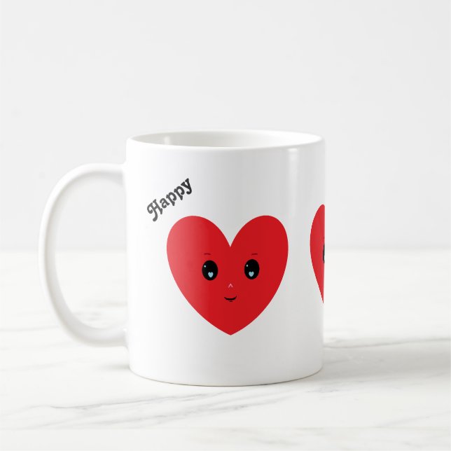 Happy Valentine Sweetheart Coffee Mug (Left)