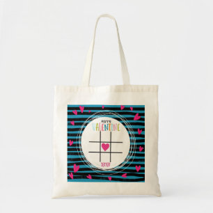 happy valentine, valentine day gift tote bag