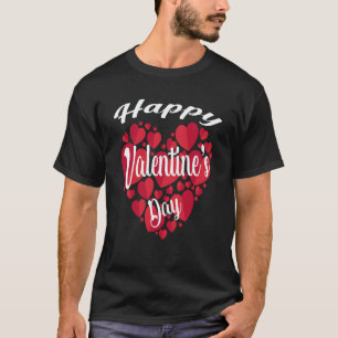 Happy Valentines Day 2022 Couples Matching Red Hea T-Shirt