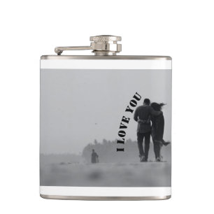 Happy Valentine's Day 2022 mugs Hip Flask