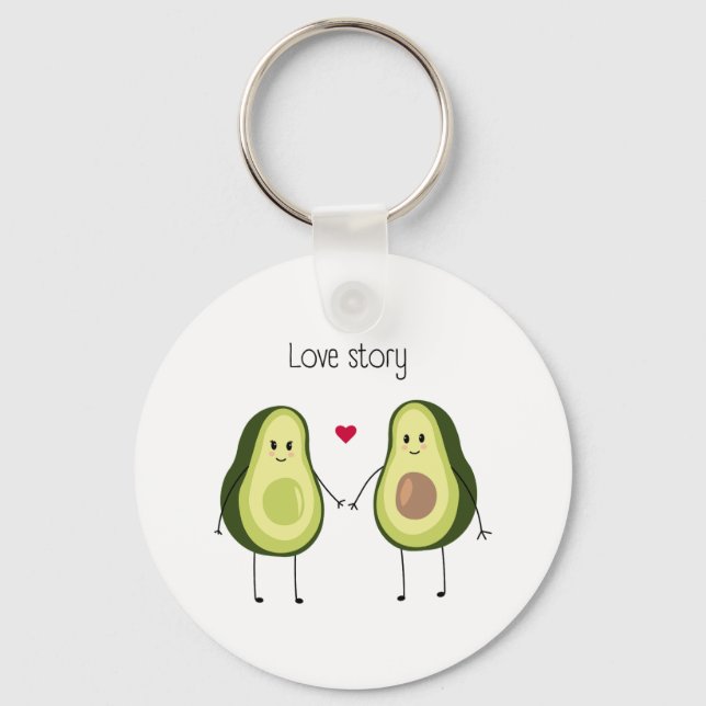 Happy Valentine's Day 2023 Funny Image Cute      Keychain (Front)