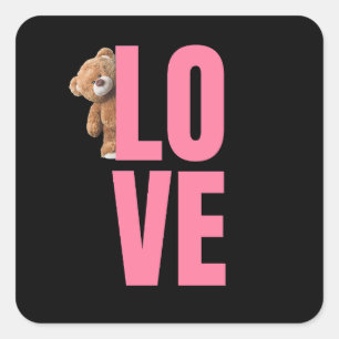 Happy Valentine's Day 2023 Funny Images Cute   Square Sticker