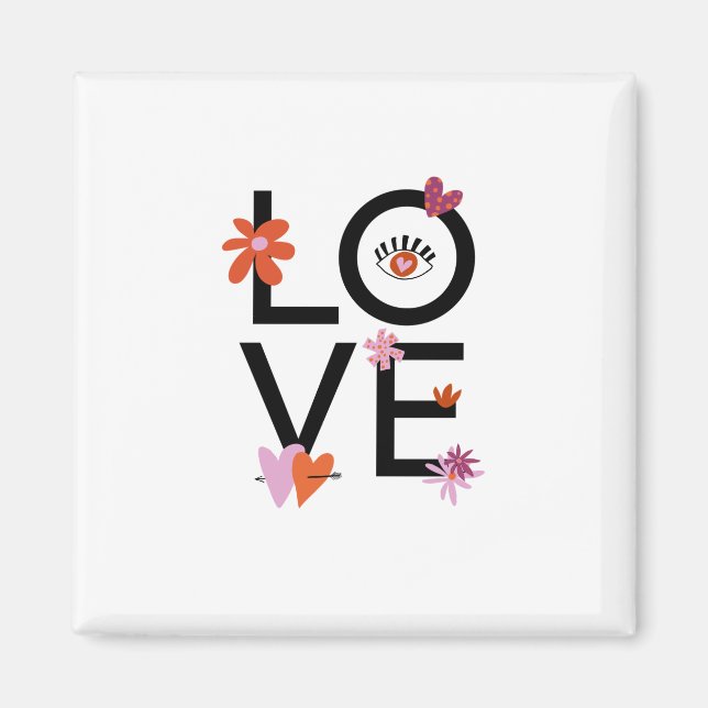 Happy Valentine's Day 2023 -Funny Love Images Cute Magnet (Front)