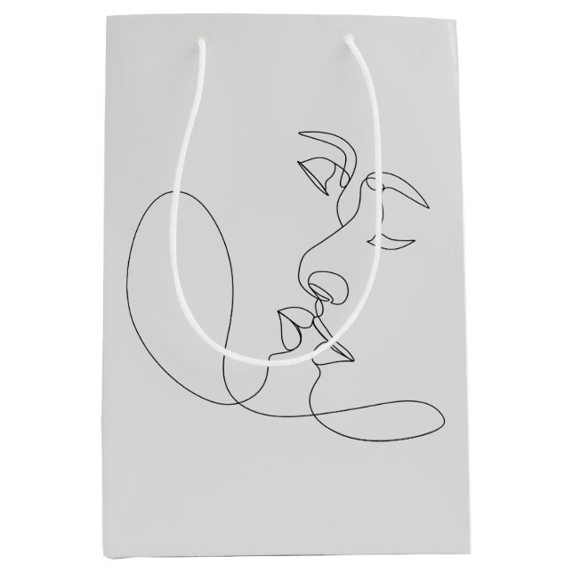 Happy Valentine's Day 2023 Ideas     Medium Gift Bag (Front)