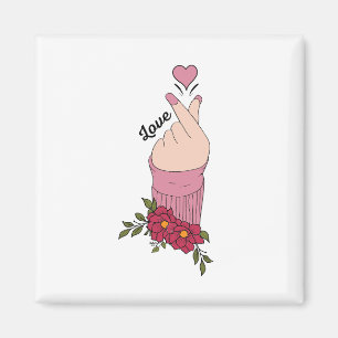 Happy Valentine's Day 2023 -Love Images Modern   Magnet