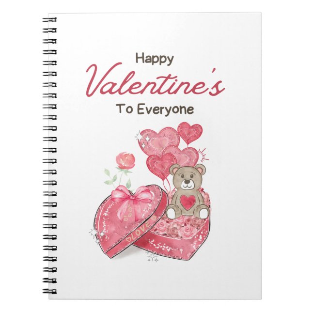 Happy Valentine's Day 2023 -Love Images Trendy    Notebook (Front)