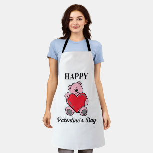 Happy Valentine's Day 2023 -Love Panda Images      Apron