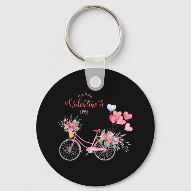 Happy Valentine's Day 2023 Sweethearts Images      Keychain (Front)