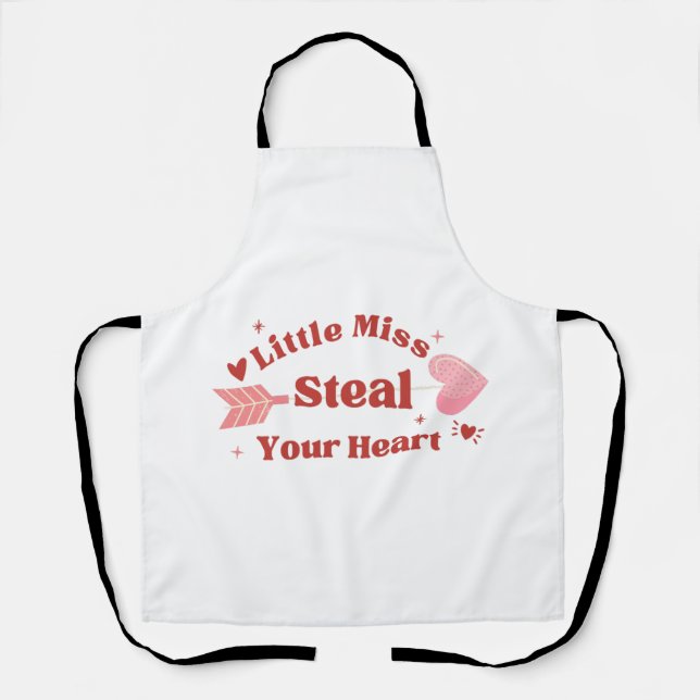 Happy Valentine's Day 2023 -You Steal My Heart     Apron (Front)