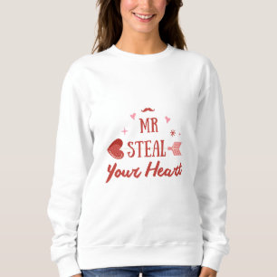 Happy Valentine's Day 2024 -Valentines Day hearts Sweatshirt