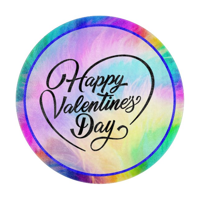 Happy Valentine's Day-23823 Cutting Board (Front)
