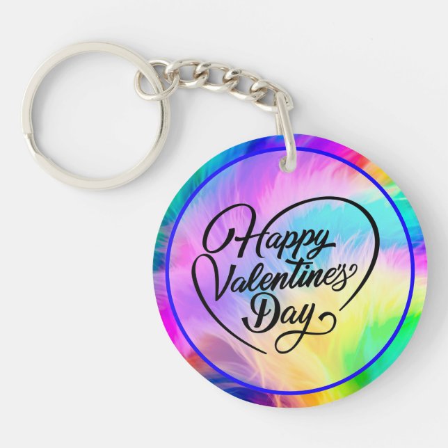 Happy Valentine's Day-23823 Keychain (Front)