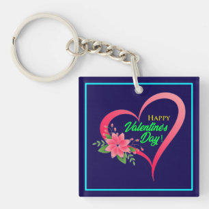 Happy Valentine's Day-53816 Keychain