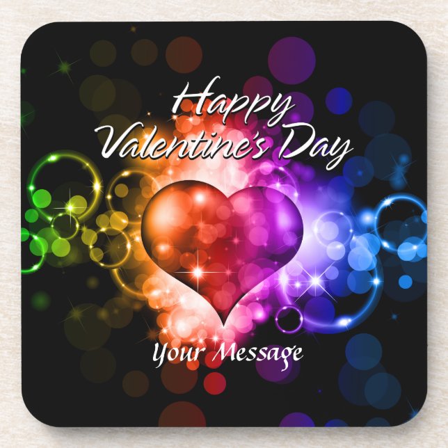 Happy Valentine's Day 5 Coaster (Front)