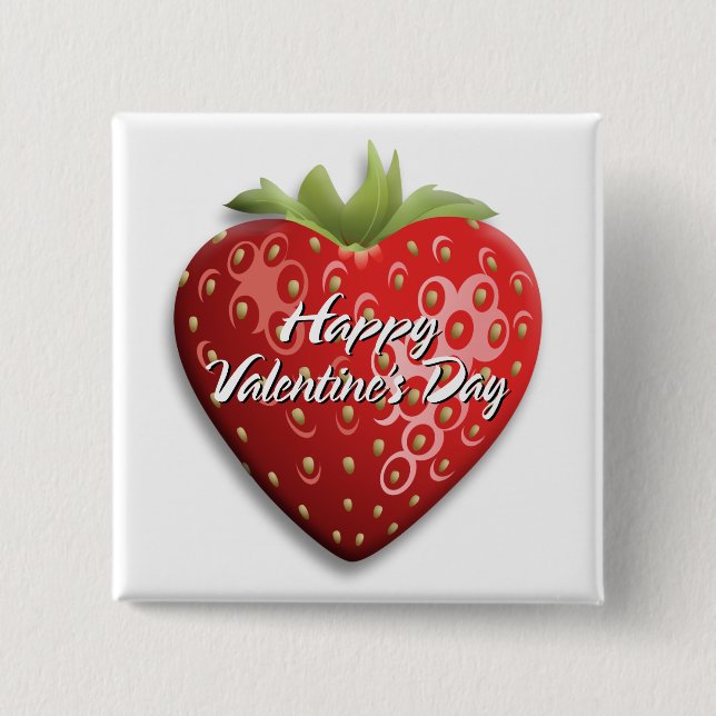 Happy Valentine's Day 8 Button (Front)