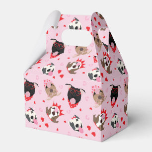 Happy Valentines Day American Pit Bull Terriers Favor Box