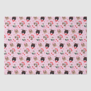 Happy Valentines Day American Pit Bull Terriers Tissue Paper