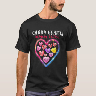 Happy Valentines Day Anesthesia Design For Februar T-Shirt
