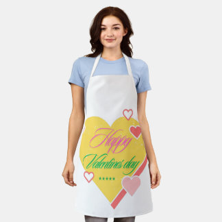 Happy Valentine's day Apron