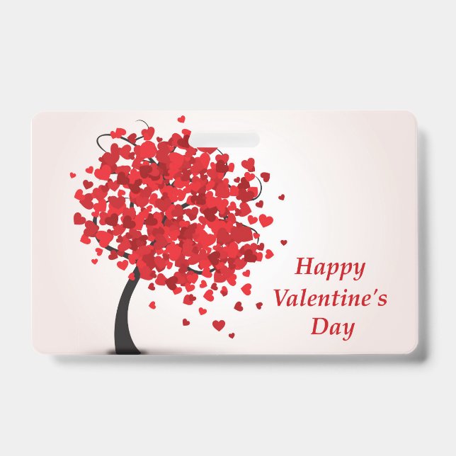 Happy Valentine's Day Badge  (Front)