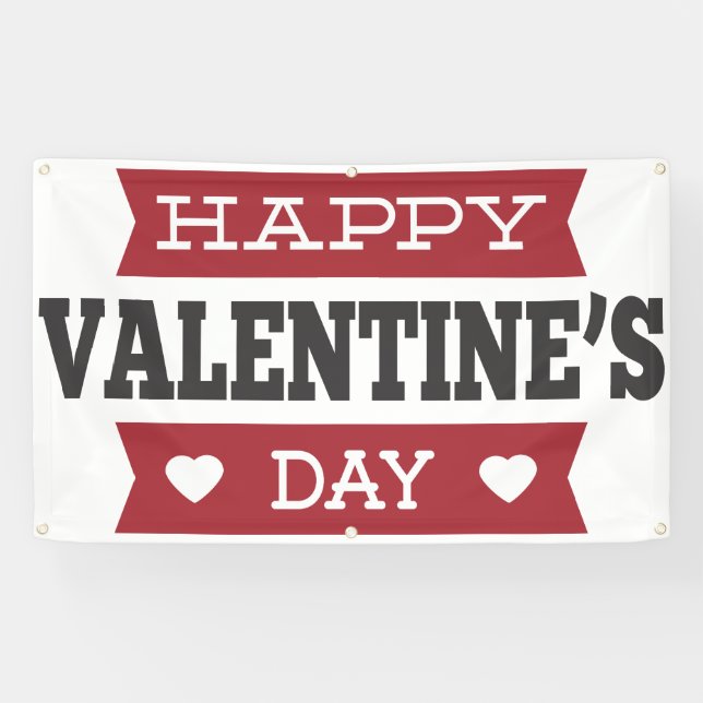 Happy Valentines day Banner (Horizontal)