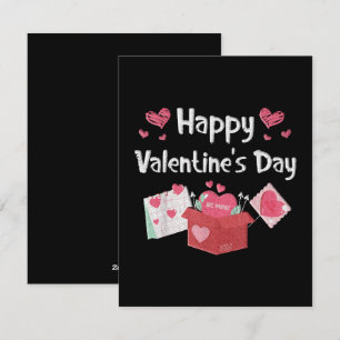 Happy Valentines Day Be Mine Cute Hearts Holiday Card