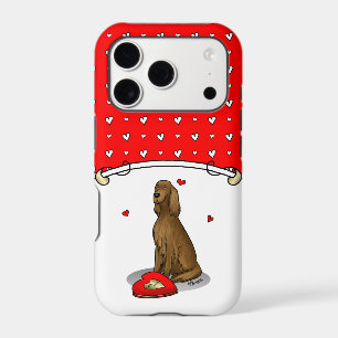 Happy Valentine's Day Be Mine Irish Setter (red 1)