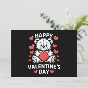 Happy Valentine's Day Bear vday Invitation