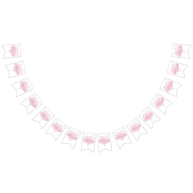 Happy Valentine's Day Bunting Banner (All)