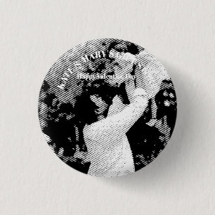 Happy Valentine's Day Business Name  1 Inch Round Button