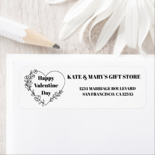 Happy Valentine's Day Business Name Website