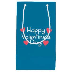 Happy Valentine's Day Calligraphy Gift Bag
