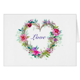 Happy Valentine's Day card (interchangeable card)