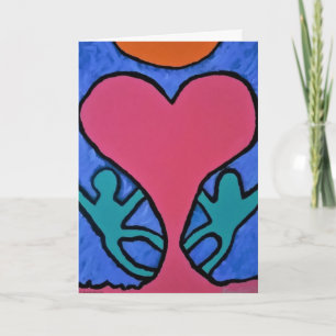 HAPPY VALENTINES DAY Carte de voeux "NOTRE AMOUR"