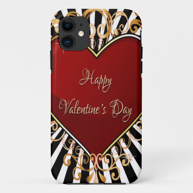 Happy Valentine's Day Case-Mate iPhone Case (Back)