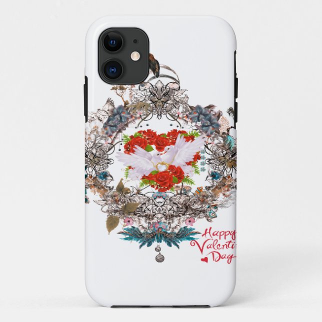 Happy valentine's day  Case-Mate iPhone case (Back)